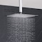 Kibi Cube 12 Metal Ultra Thin Profile Rain Shower Head 1.75 GPM - Chrome SH1202CH - alternate 6